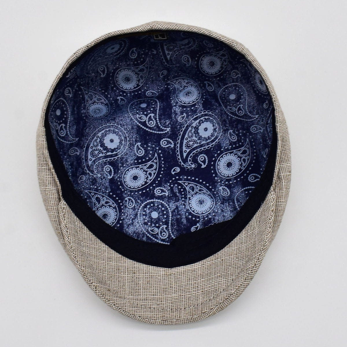 Irish Linen Flat Cap: Summer Newsboy Hat, Peaky Blinders Style