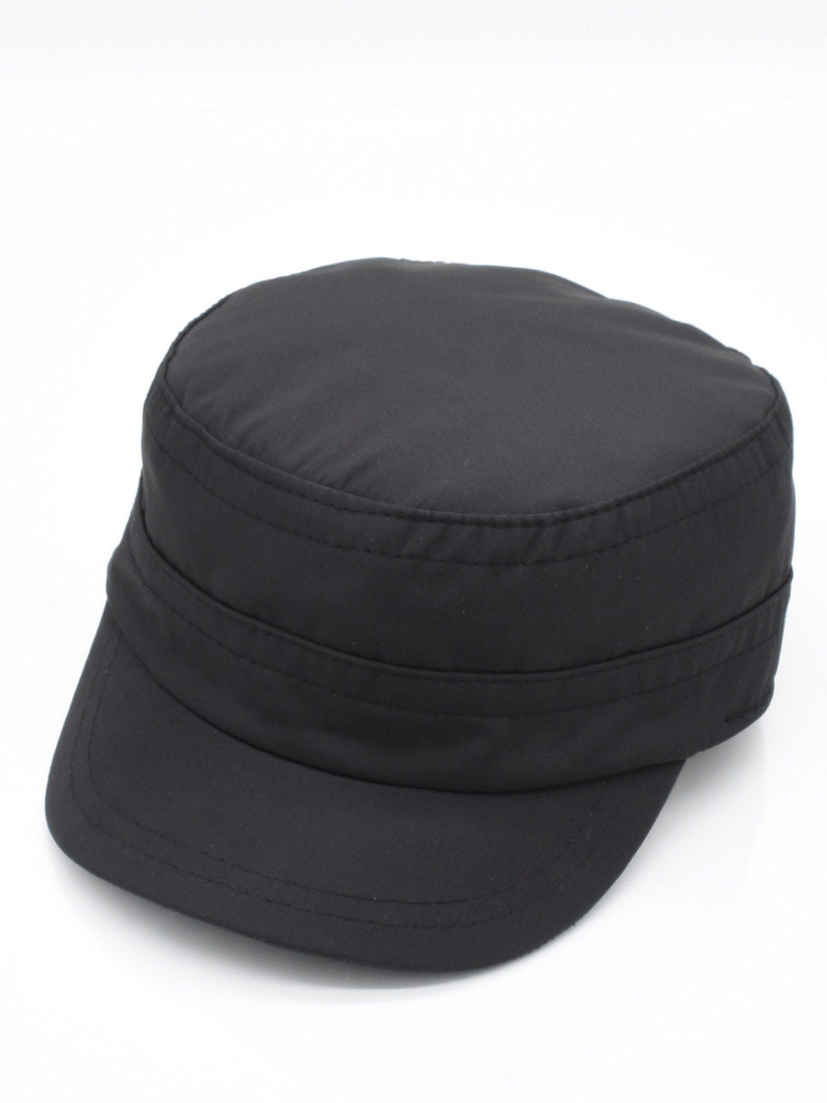 Waterproof Black Cadet Cap: Quick Dry Military Style Hat